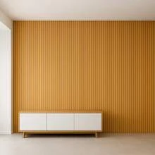 Kit com 81 unidades - Revestimento MDF 45x11cm Decorativo Moderno Parede 1,5 metros quadrados - FREIJÓ - Visão 6