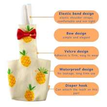 1pc Bird Diaper Parrot Washable Diapers, Parrot Flight Suit, Reusable Nappies For Parakeet Cockatiel Mini Macaw Budgie Canary,Fruit Print Pattern Waterproof Inner Layer Washable Cute Urine Wet Suit