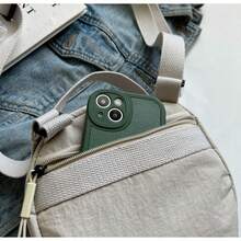 1 chiếc túi tròn mini - Túi đeo vai đa năng nhẹ, tiện dụng, kiểu dáng đơn giản - Túi quà tặng cho nữ mùa thu, đông, Giáng sinh, túi du lịch đa năng thời trang thường ngày, túi đi nghỉ mát, túi đựng đồ dùng học tập mùa hè, túi đeo hông có ngăn bên hông, đồ dùng cần thiết cho học sinh năm mới. - Nhiều màu - Xem 11