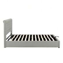 Cornici per letto - Grigio + Lino + 180cm*200cm - Visualizzare 7