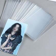 100/50pcs/Pack, Card Protective Film, Special Photo Protective Film, Popcorn Card Protective Film, Star-Shaped Protective Film, Transparent High-Definition Protective Film, Photo Album, Holographic Protective Film For Photo Storage, Perfectly Suitable For Film Albums And Loose-Leaf Albums, Back To School Protective Film Set - Multicolor - View 5