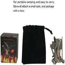 Mini portable titanium alloy automatic 2600W power folding camping stove for outdoor cooking like picnic, camping and hiking - ‎mini estufa - Ver 7