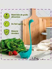 DeTODO Cucharon de Dinosaurio Para Sopa, Caldo, Cocina 1/3 pzas - 3 PZAS - Ver 4