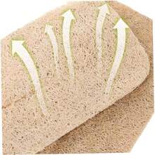 10 Piezas Paquete Esponjas Natural para Lavar Trastes Esponja Vegetal Cepillo para Cocina Multiusos y Biodegradable Limpieza y Reutilizable - Caqui - Ver 7