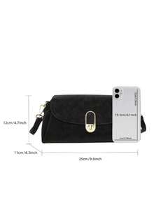 复古百搭扭锁设计单肩包，适合日常出行、约会和用餐。 - 彩色 - 查看 9