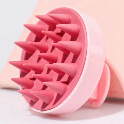 1 chiếc lược gội đầu massage, lược massage da đầu, lược gội đầu bằng silicon, lược làm sạch tóc khi tắm, dụng cụ chăm sóc tóc