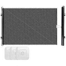 Barrera Retrctil para Mascotas Barrera Retrctil para Puertas De Perros Y Gatos Reja de Pantalla Enrejado para Puertas Escaleras Exteriores e Interiores rea de Juego Bebs - 50 centímetros - Ver 8