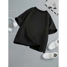 Camisetas para meninos - Preto - Ver 3