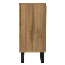 Modern 4-Door Sideboard, 160.5 X 35.5 X 78 Cm – Practical Design For The Living Room, Bedroom And Dining Room - 自然木色 - 查看 7