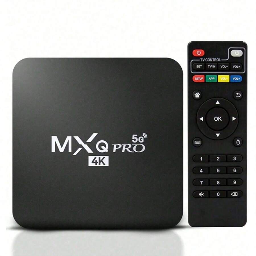 Reproductor HD decodificador de Android TV, decodificador MXQPRO, Decodificador de televisión - Tipo de Enchufe A USA (110-127V) - Ver 1