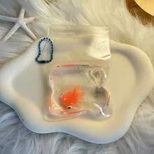 1pc Goldfish-Shaped Taba Transparent Maltose Soft Rubber Toy - Cute Kawaii Design, Perfect For Birthdays/Parties/Christmas Gifts For Kids, Teens & Adults - Desktop Decoration, Party Favors, Anime Style - Taba Series, Fun And PlayfulBoys Kids 3-13 - 小金魚擠壓玩具 - 查看 11