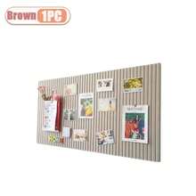 1-4PCS Pegatinas de Pared de Fieltro para Exhibición de Trabajos Escolares Tablero de Anuncios Oficina Pared de Fotos Hogar Sala de Estar Decoración de Pared de Fondo de TV - Amarillo-1PC - Ver 10