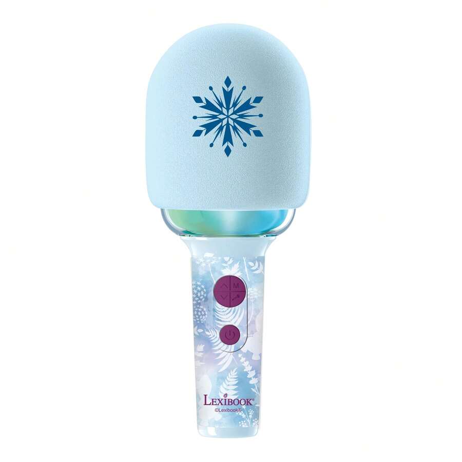 Lexibook Wireless Stitch Or Frozen Design Microphone With LED Lights - Musical Singing Toy, Sound Effects, Adjustable Volume, Soft And Ergonomic Design For Children - Frozen Microphone - View 1