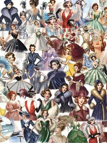 50 piezas Pegatinas de señora retro de materiales de PET transparente para fundas de teléfono, portátiles, maletas, tazas de agua, pegatinas impermeables, suministros de scrapbooking, pegatinas divertidas, suministros de scrapbooking para Kindle - Verde - Ver 12