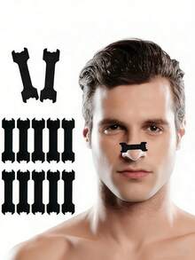 50-Pack Anti-Snoring Nose Strips. These Nose Strips Are Designed To Relieve Nose Congestion During Sleep, Breathing Difficulties, Or Exercise. Suitable For Both Men And Women, They Are Ideal For Sleep, Sports, And Everyday Use. - Multicolor - View 2