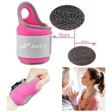 Wrist Weights With Thumb Loops Lock Women Men 1 Pair 2 3 4 5 6 LBS Arm Weight Ankle Weights Weighted Gloves Running Walking Jogging Physical Gym Workout Cardio Exercises - Cặp 2lbs (mỗi quả nặng 1lb) + Đỏ hồng - Xem 1