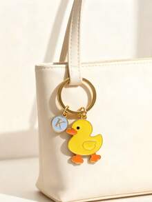 Yellow Duck Keychain, Gift For Duck Lovers, Valentine's Day Keychain, Back To School Gift - Yellow Walking Duck - View 4