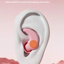 Conjunto de protetores auriculares e clipe para natação, à prova d'água, ideais para natação e banho, acessórios para natação para adultos e estudantes. Ajuste confortável, não caem nem irritam a pele. - Multicolorido - Ver 8