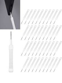 50PCS/20PCS/10pcs Mini Cleaning Brushes For Holes And Gaps Electronic Cleaning Soft Brush Bathroom Anti-Clogging Micro Nylon Washing Brushes Phone Hole Pore Gap Toilet Household Cleaning Tool For Shower Head Phone Keyboard PC Laptop,5PCS Cleaning Brushes - Multicolor - View 5