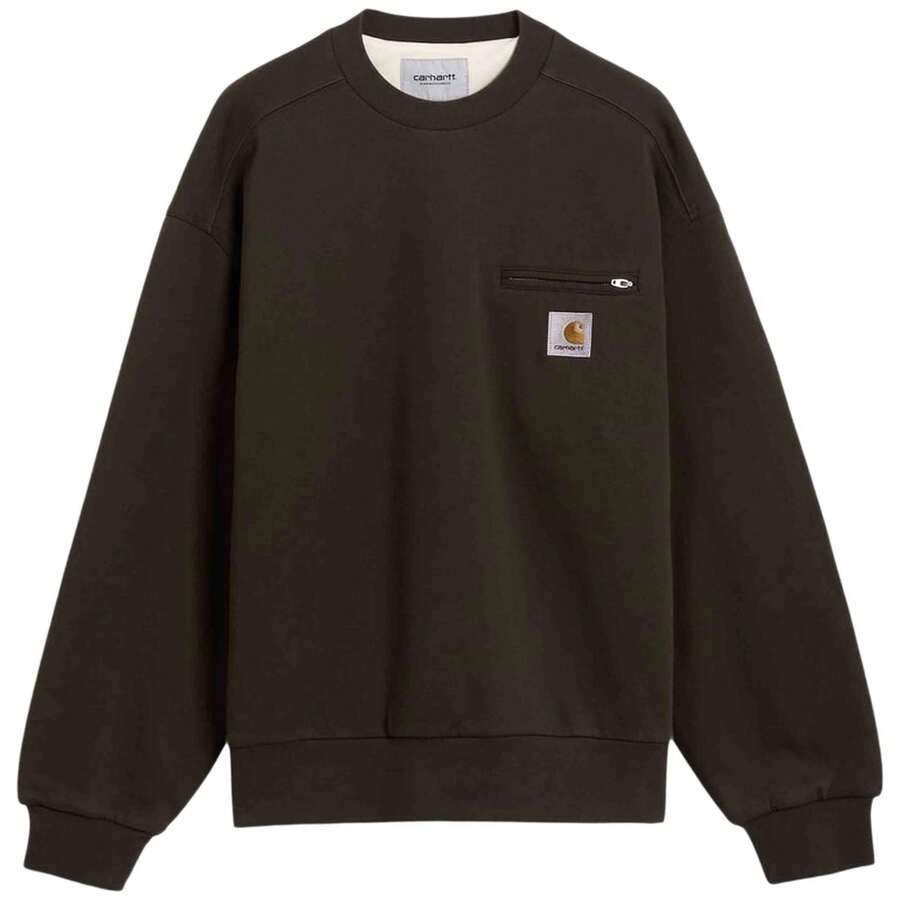 Carhartt Wip Sweatshirt I035547-4906 For Men And Women In Color Green - أخضر - مشاهدة 1