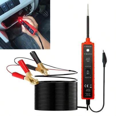 EM285 DC Automotive Electrical System Test Pen 6-24V With LED Test Light Polarity Identification Continuity Short Circuit Tester