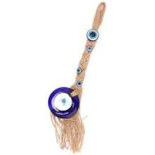 Hztyyier Amuleto Turco Clásico Azul Mal de Ojo de la Buene Suerte con Adornos Colgantes para la Buena Suerte para Decoración de la Pared de la Sala de Estar(default) - Multicolor - Ver 9