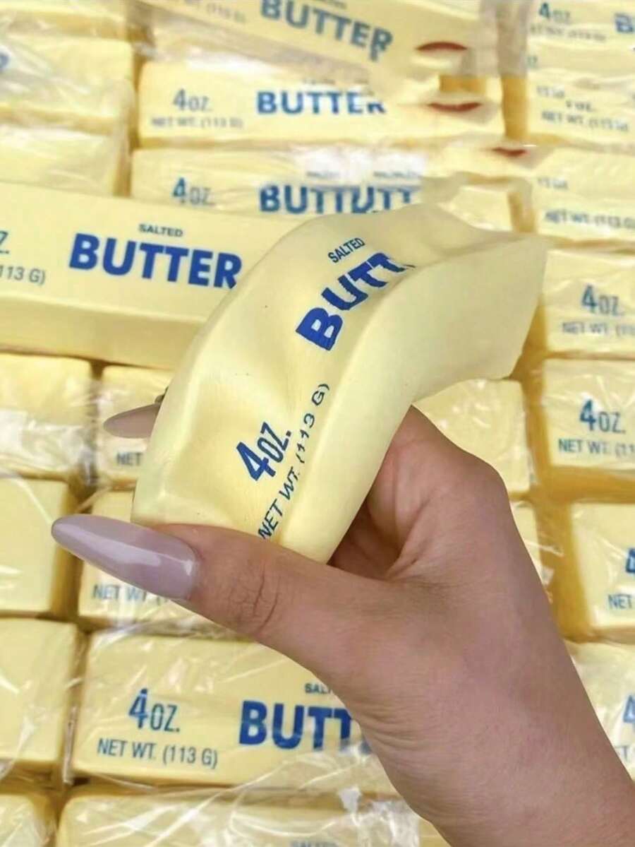1pc New Butter Stick, Rich Butter Flavor, Has Stress-Relieving Effect - Multicolor - View 1