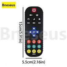 Bneseus 1pc Silicone Teething Toy Suitable For 0-6 Months, 6-12 Months Babies, Remote Control Silicone Teether, Sensory Toy, Chewing Toy For Boys And Girls, Christmas Gift, Stocking Stuffer - Remote-controlled Teething Toy - View 7