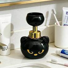 Cute Cat Paw Foam Soap Dispenser Refillable Empty Hand Soap Pump Reusable Spooky Cute Bathroom Kitchen Home Decor - Black - View 10