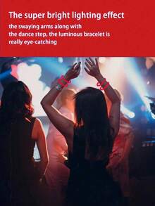 15/50/100 قطعة من أعواد الإضاءة الفلورسنتية الحمراء. هذه هي تجهيزات الإضاءة الزخرفية التي يمكن أن تضيء في الظلام. لها وقت إضاءة من 8-12 ساعة ويمكن أن تصدر ضوءًا. - الأحمر - مشاهدة 5