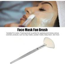 Cepillo de máscara facial en forma de abanico, cepillo de espuma, cepillo de lavado facial, crema limpiadora de belleza, cepillo de lana grande en forma de abanico, cepillo doméstico - 1 - Ver 3