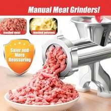 Kitchen Meat Grinders - Silver - View 4