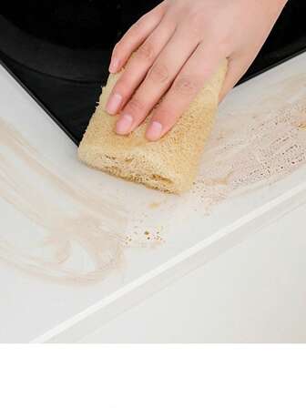 Natural Loofah Dish-Washing Brush Pot Brush Kitchen Cleaning Dishcloth Household Shower Brush Bath Brush Silk Pulp.