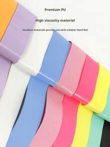5pcs/10pcs Professional Badminton Racket Grip Tape, Flat Grip Tape, Thin Sticky Grip, Tennis Racket Grip, Racket Strap, Sweatband, Anti-Slip Grip Tape