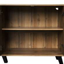 Modern 4-Door Sideboard, 160.5 X 35.5 X 78 Cm – Practical Design For The Living Room, Bedroom And Dining Room - 自然木色 - 查看 10