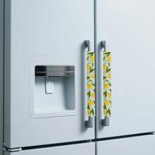 2个枫叶图案冰箱门把手套，防尘保护套，适用于冰箱、微波炉，适合学校、办公室、家庭、旅行隔热、闺蜜节、宠物、嘉年华、派对装饰