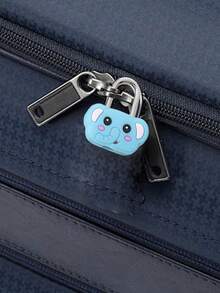 Cute Cartoon Animal Padlock With Keys - 4 Styles Available, Portable Travel Luggage Lock, Suitable For Luggage, Backpacks, Gym Bags And Lockers, Durable Metal Construction, Ideal For Travelers, Commuters And Outdoor Enthusiasts, Fashionable Luggage Protection, Also Suitable For School Gym Lockers, Sports Lockers, Fences, Tool Boxes, Doors, Boxes, Storage Bins, Etc., Ideal Gift For Christmas And Easter - Multicolor - View 5