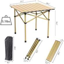 Picnic Folding Table And Chairs - Caqui - View 3