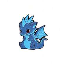 1/13 Pcs Personalized Fashion Cartoon Brooch Set Classic Dragon Enamel Pin Backpack Clothing Jewelry Metal Badge Accessories A Gift For Friends