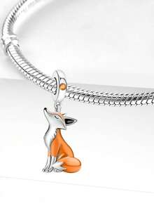 1颗925纯银刺猬珠吊坠，适合DIY手链和女士首饰 - 集合2 - 查看 7