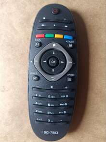Controle Remoto Tv Phi,lips compatível com 23pfl3406 Le-7983 - Sky-7983 - Preto - Visão 1