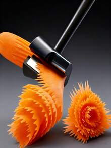 螺旋式蔬菜切片器，胡萝卜、萝卜、土豆切片器，水果削皮器，雕刻器，厨房蔬菜切片器，让美味佳肴更加可口。蔬菜切片器，食品准备，高效切割，设计紧凑，坚固耐用。 - 彩色 - 查看 3