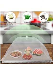 1pc Large Foldable Food Cover Fly Proof Kitchen And Outdoor Camping Food Cover, Feast Insect Proof Food Cover