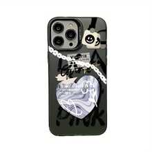 [Funda de Teléfono Plateada Colorida] Adecuada para 16ProMax/16Plus/16Pro/16, 15/14/13/12/11 Serie Completa Nuevo Patrón Creativo de Moda Gradiente Colorido Funda de Teléfonoóvil IMD Láser, Antigolpes y Antideslizante Clásica Funda de Teléfonoóvil Mixta Opción como Regalo - Blanco - Ver 7