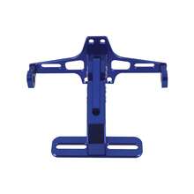 KINGMOTO Porta placas de aluminio CNC para motocicleta universal - Azul - Ver 4