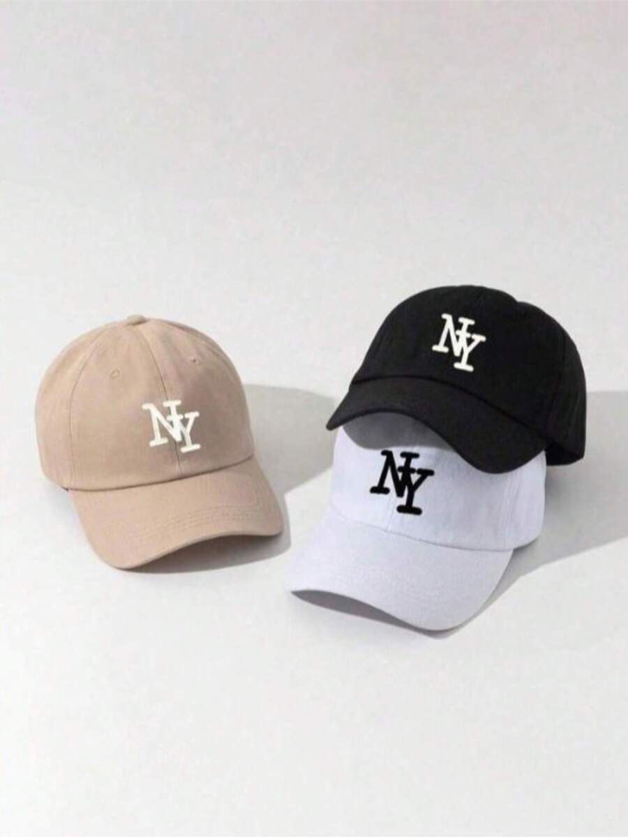 Mũ lưỡi trai New York thêu 3/1, mũ thường ngày chống nắng ngoài trời, phù hợp cho bé trai và bé gái, du lịch mùa xuân/thu, đi biển, mũ che nắng. - mũ bóng chày - Xem 1