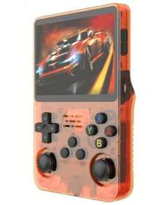 便携式手持游戏机、口袋游戏设备、电池续航时间更长的旅行游戏机、宽广的游戏时间、IPS 高清屏幕、TF 卡、OTG 适配器和 USB 充电线、多语言支持、复古手持游戏机 Linux 系统、口袋游戏播放器、双系统高清彩屏、游戏玩家的完美情人节礼物