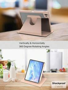 Compatible With IPad (A16) 11th Gen 11-Inch (2025) And IPad 10th Gen 10.9-Inch (2022), Protective Case With Pencil Slot, Ultra-Thin Protective Shell, Transparent Back Cover, Support Auto Wake/Sleep, Abyss Blue - Multicolor - View 7