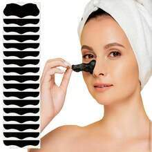 20片/包一次性鼻贴，收缩毛孔，去除黑头白头，清洁清爽，舒缓肌肤，帮助减少鼻部多余油脂，男女皆宜，是圣诞节/节日送礼佳品。 - 彩色 - 查看 3