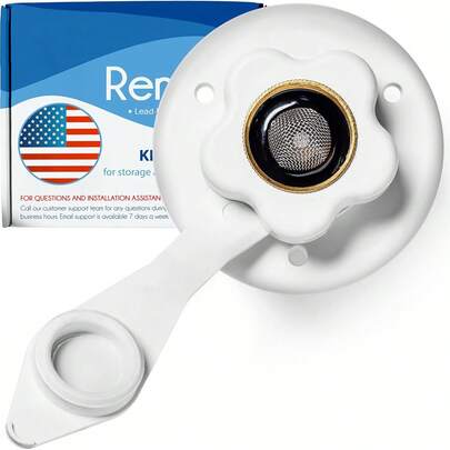 EstiloTendenciaConexióN De Entrada De Agua Para Caravana. Entrada De Agua RV City Con VáLvula De RetencióN. Conector De Manguera De Entrada. ConexióN De Brida De Manguera Para Caravana RV (Blanco)Calidad PremiumVersióN Mejorada